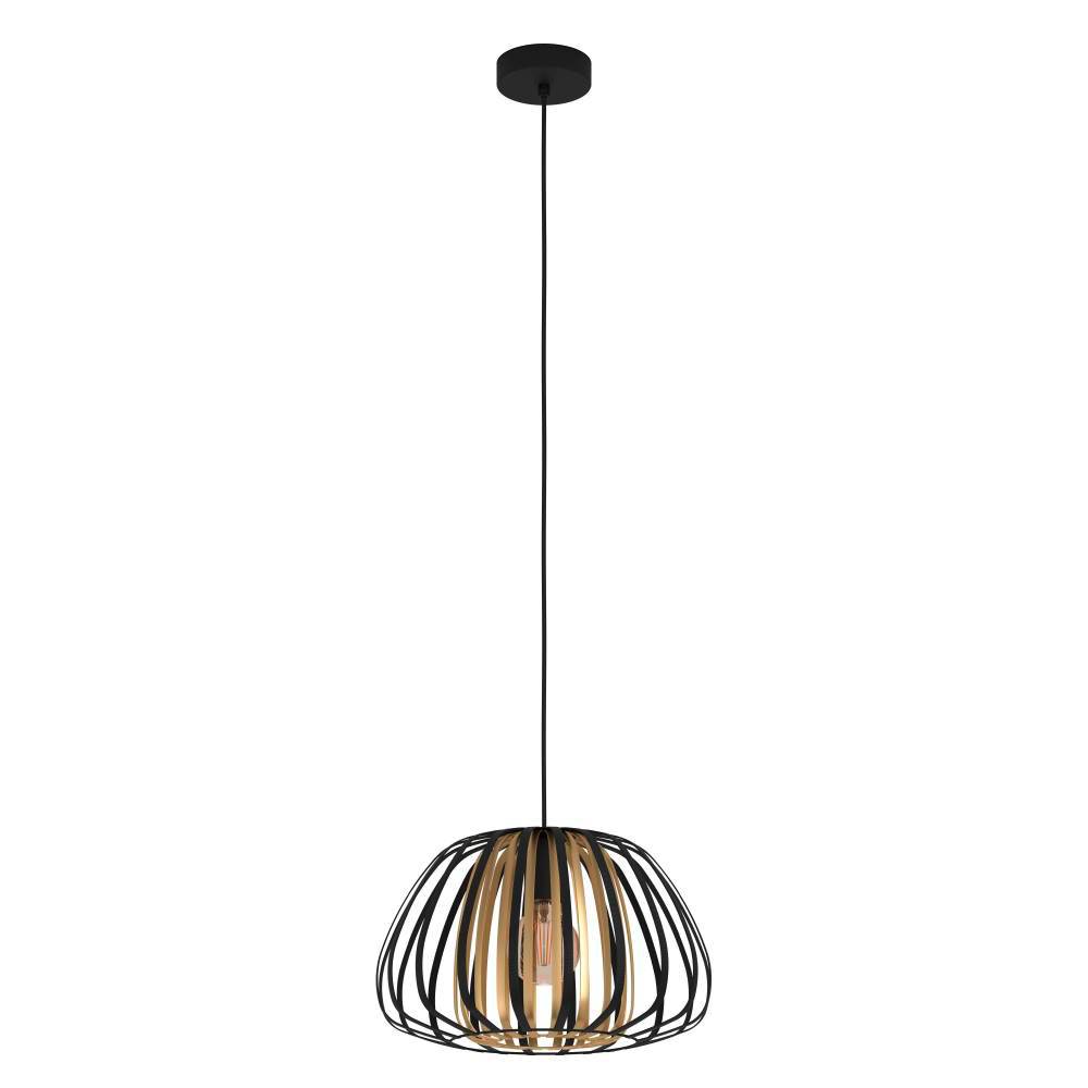 Hängeleuchte ENCINITOS in schwarz, gold