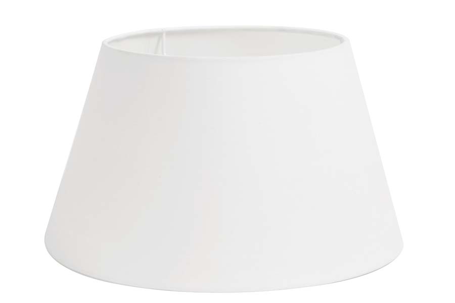 Light & Living Lampschirm POLYCOTTON in Farbe weiß, Lampe, Lampenschirm