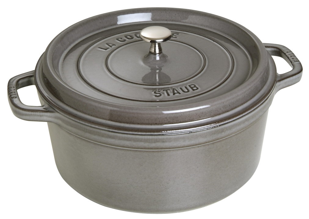 staub Cocotte 28cm LA COCOTTE in Farbe Graphit-Grau