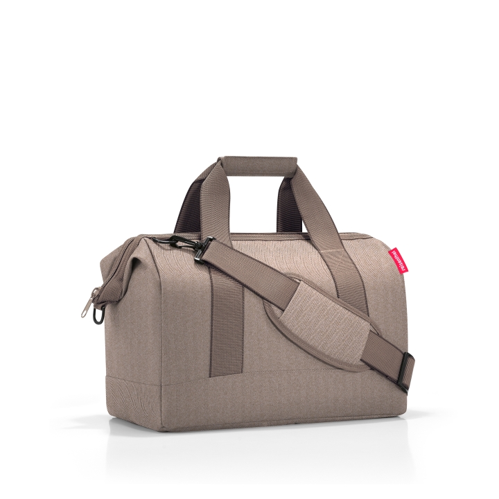 Reisenthel ALLROUNDER M in Farbe herringbone mokka, Zubehor, Tasche, Handtasche, Leinwand