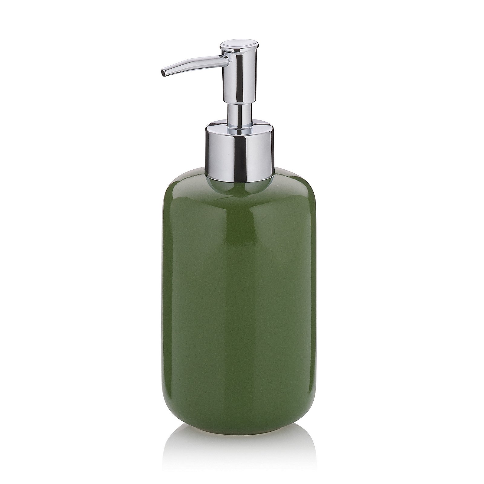 Kela  Seifenspender ISABELLA in Farbe blattgrün, Flasche, Lotion, Kosmetik, Parfüm