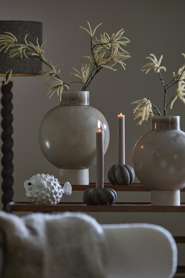 Light & Living Ornament FISH in Farbe creme