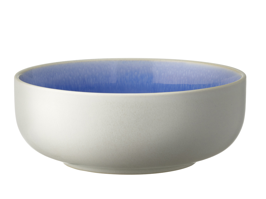 F&H Schale STUDIO ROUND NORTH in Farbe Matte white/Shiny river