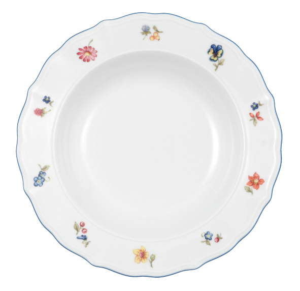 Seltmann Weiden Suppenteller rund 22,5cm Sonate 34032 Nostalgie
