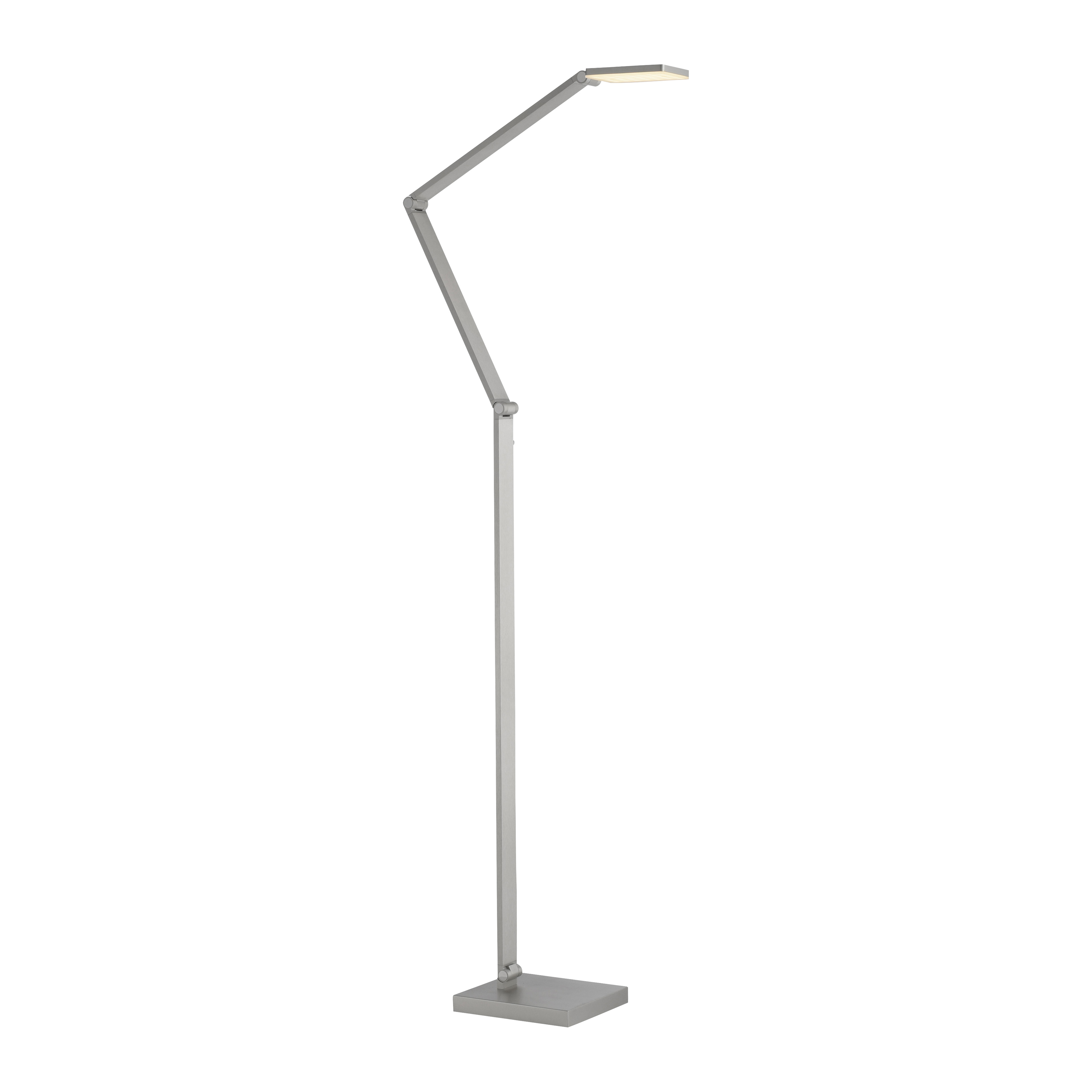 Paul Neuhaus LED-Stehleuchte SAMSKY 1-flammig in Farbe stahl, Lampe