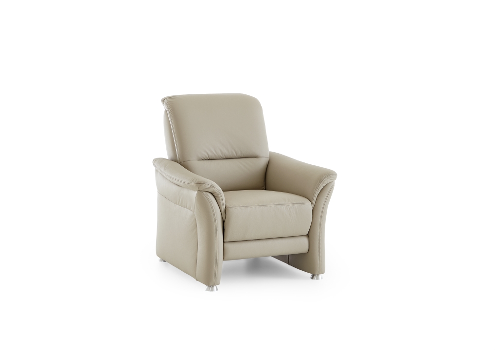 Sessel PN-PF23182 in Leder Vivre pearl, Moebel, Stuhl, Sessel