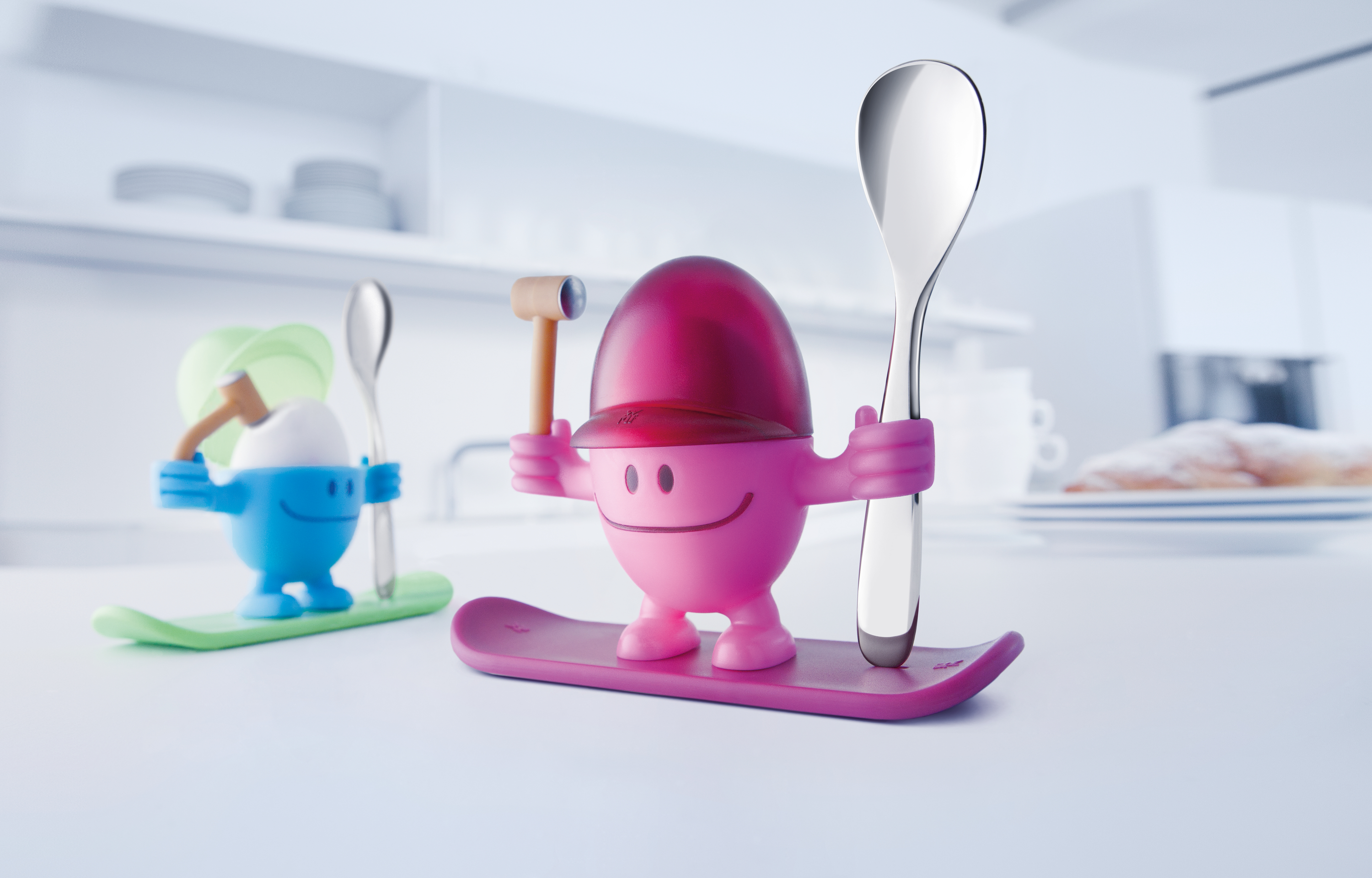 WMF Eierbecher McEgg mit Löffel, Pink in pink