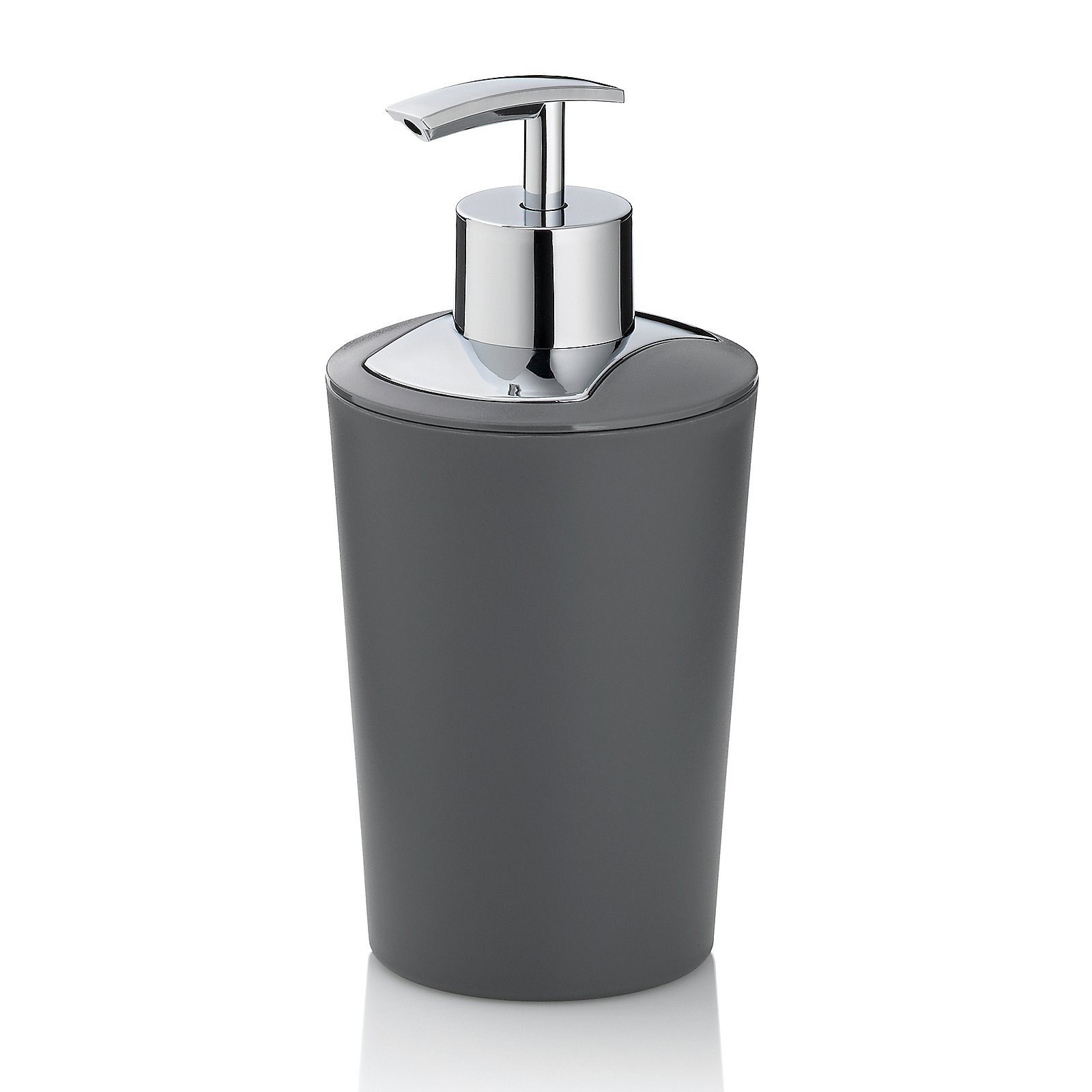 Kela Seifenspender Marta grau MARTA in , Flasche, Sinken, Waschbeckenhahn