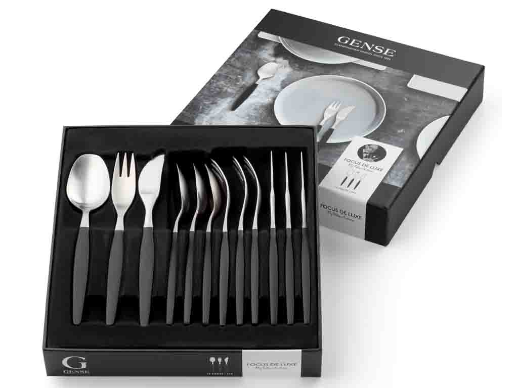 F&H Besteckset GENSE FOCUS DE LUXE in Farbe Mix