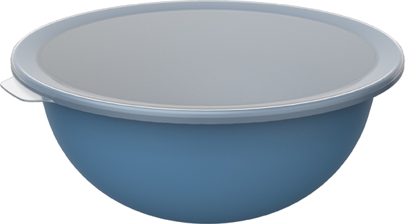 Rotho Schüssel mit Deckel CARUBA in Farbe Horizon Blue