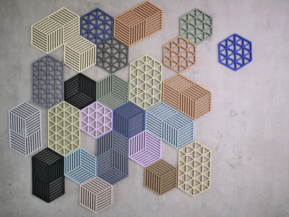 Zone Denmark Untersetzer in Farbe black