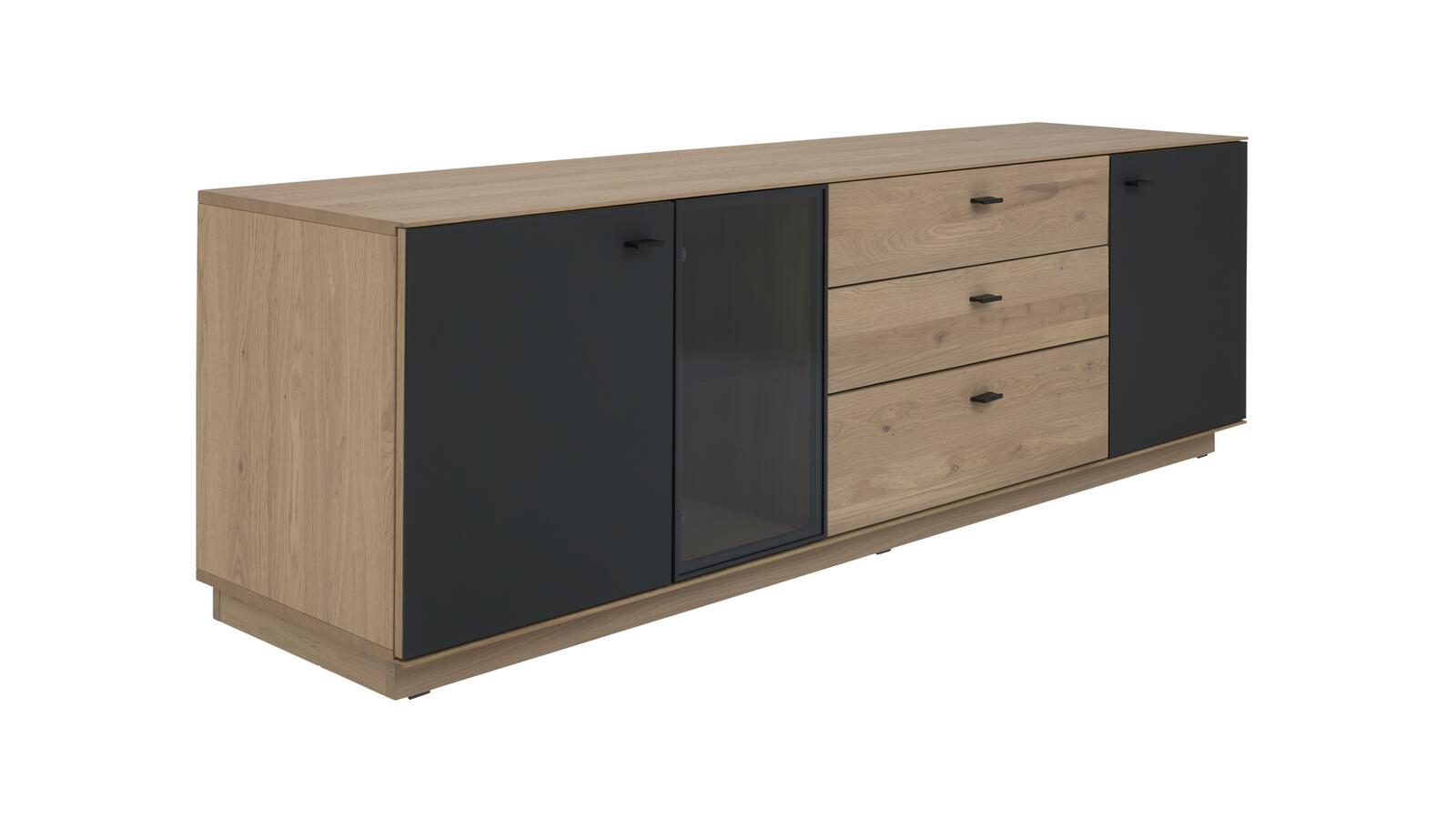 Interliving Sideboard IL 2025 in Front Wildeiche massiv, Korpus Wildeiche furniert