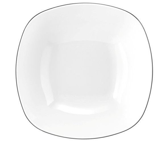Seltmann Weiden Schüssel eckig 20 cm Lido 10826 Black Line 