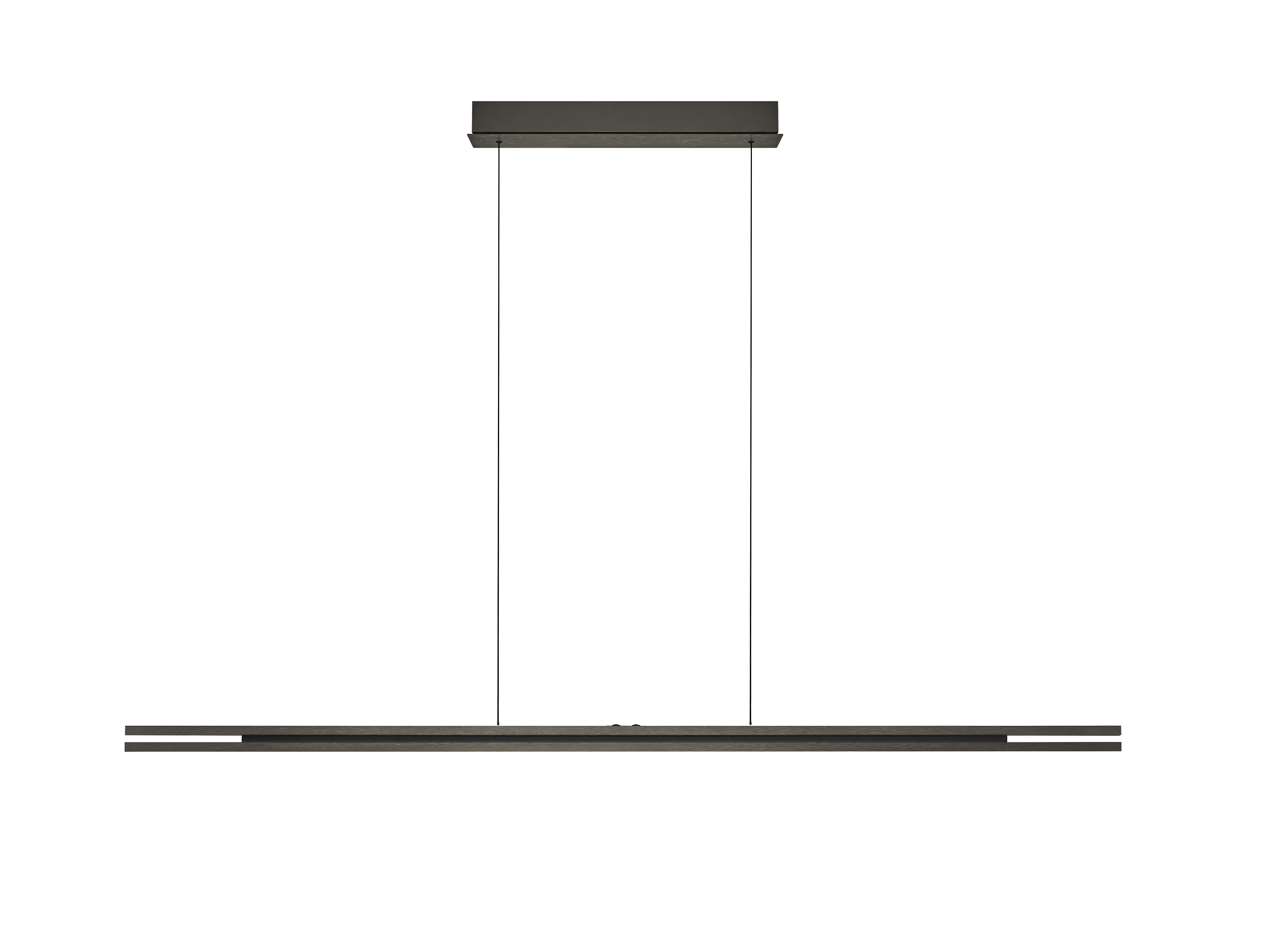 B-Leuchten LED-Pendelleuchte BEN in Bronze eloxiert