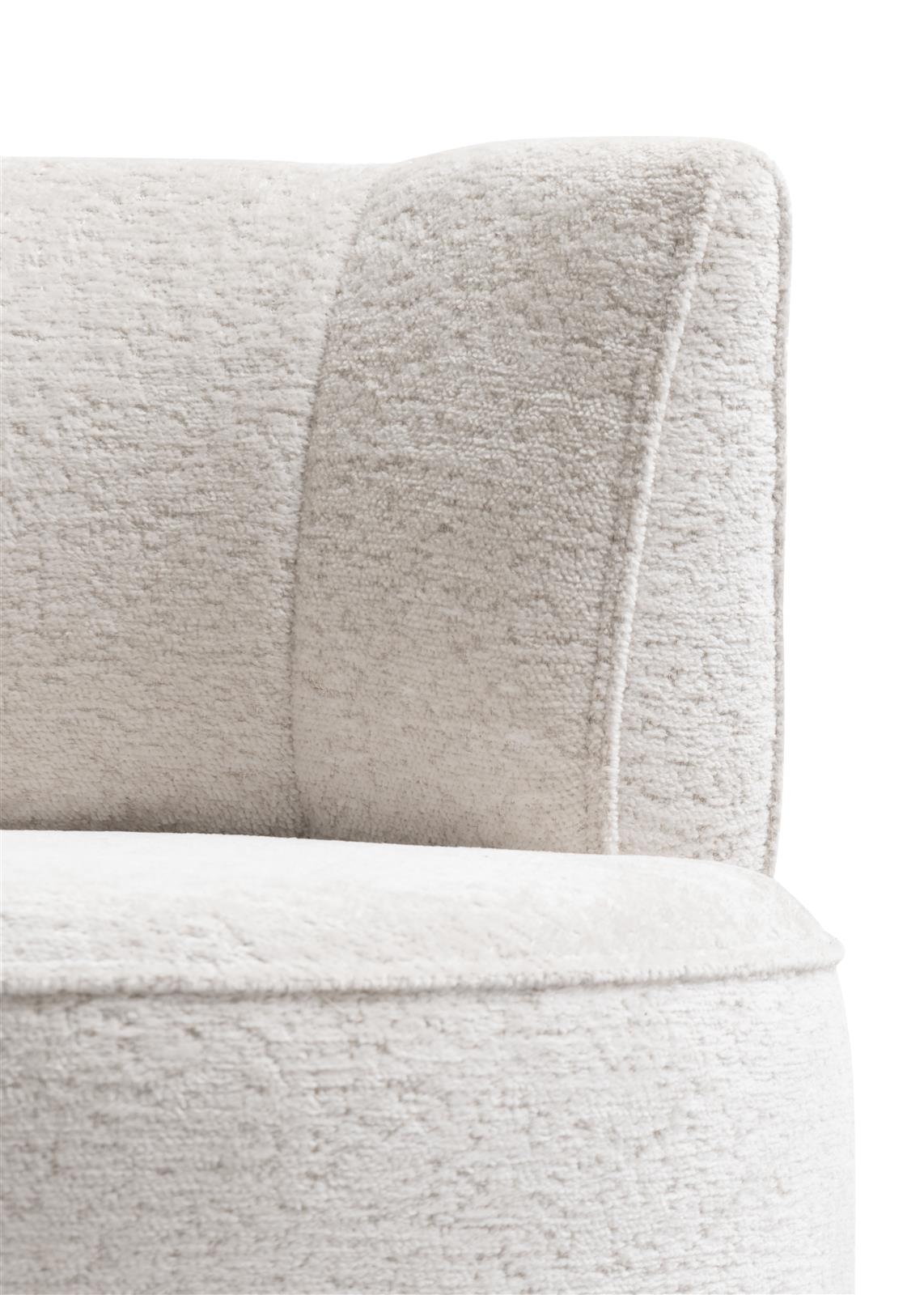 Coco Maison Sessel COCO MAISON ca. B71 H74 T71 cm in Stoff Lecce creme