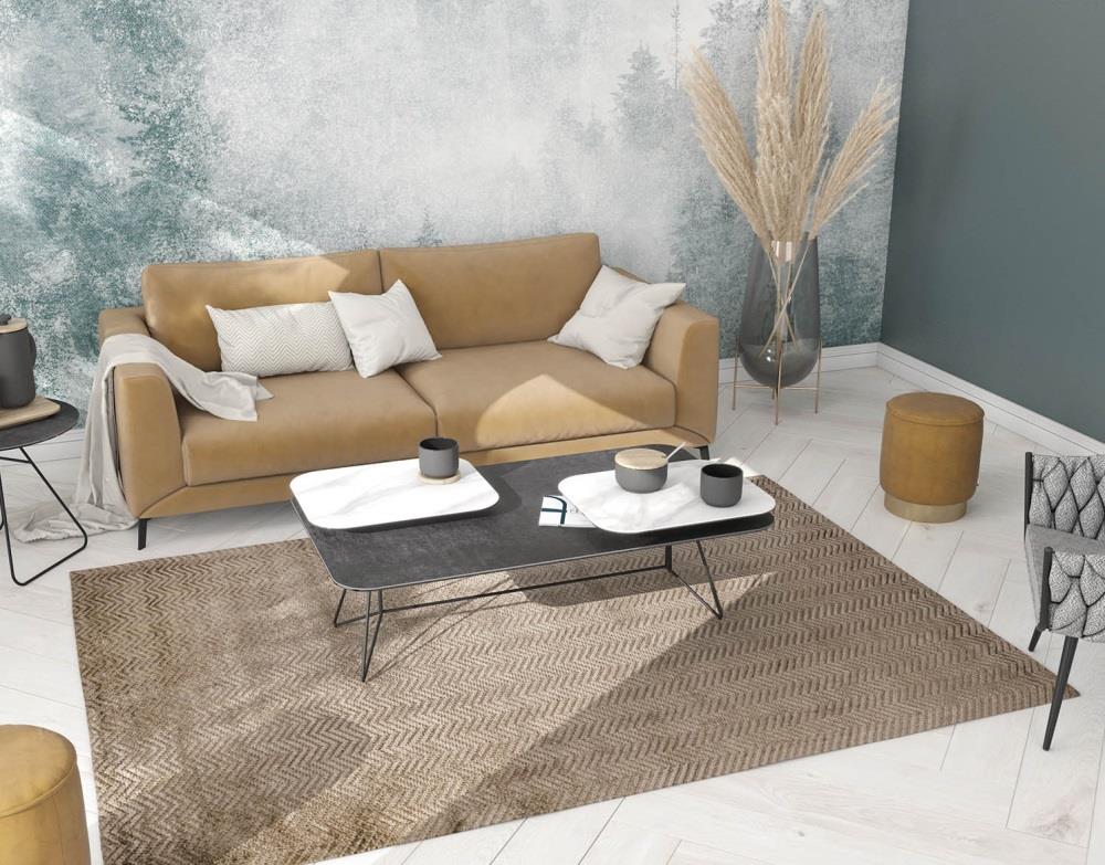 Interliving Couchtisch IL 6205 in Titan/Marmoroptik