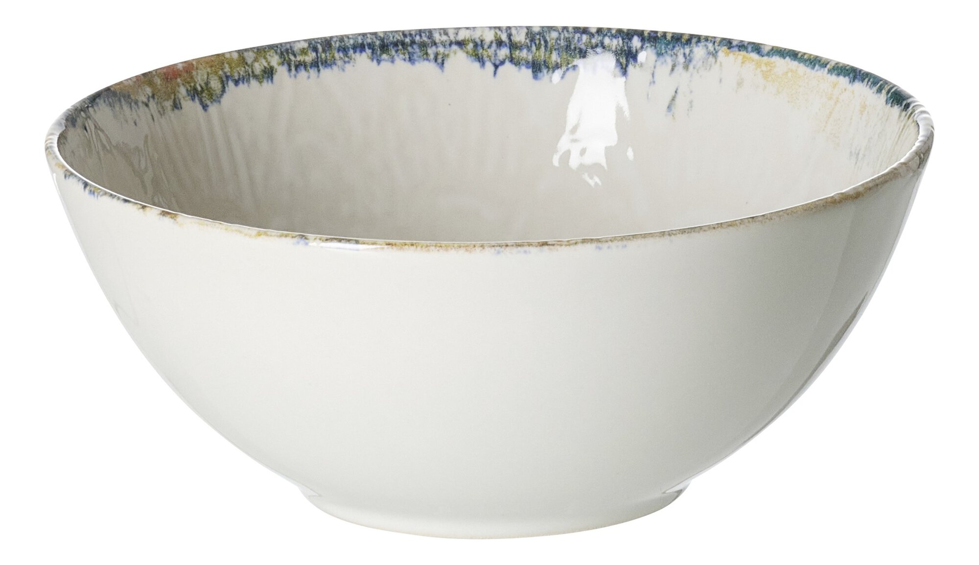 Ritzenhoff & Breker Müslischale ALFONSO 16,5cm aus Steinzeug beigeöbunt, Schale, Suppenschüssel, Kunst, Porzellan, Töpferei