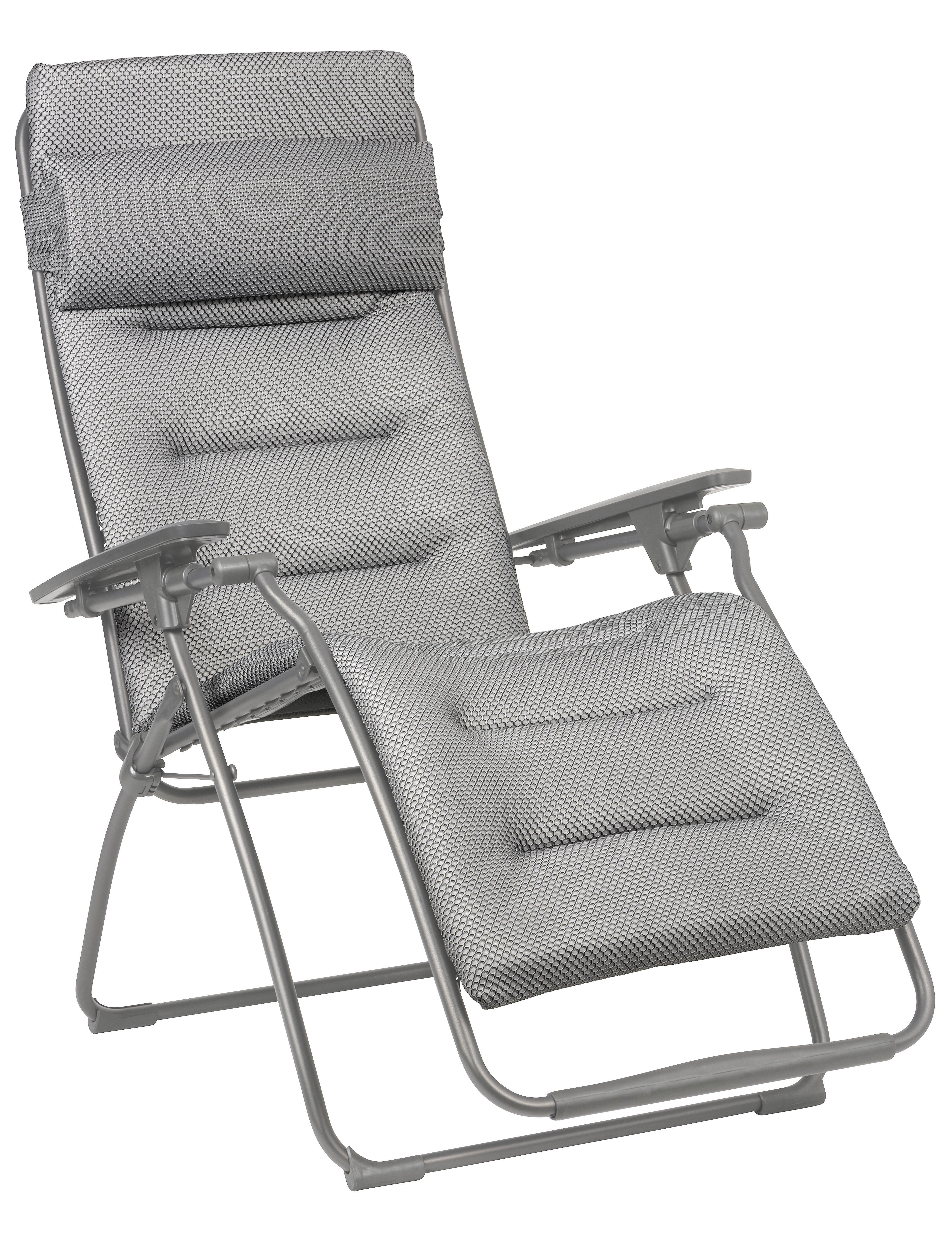 Lafuma Relaxliege FUTURA in Stoff silver