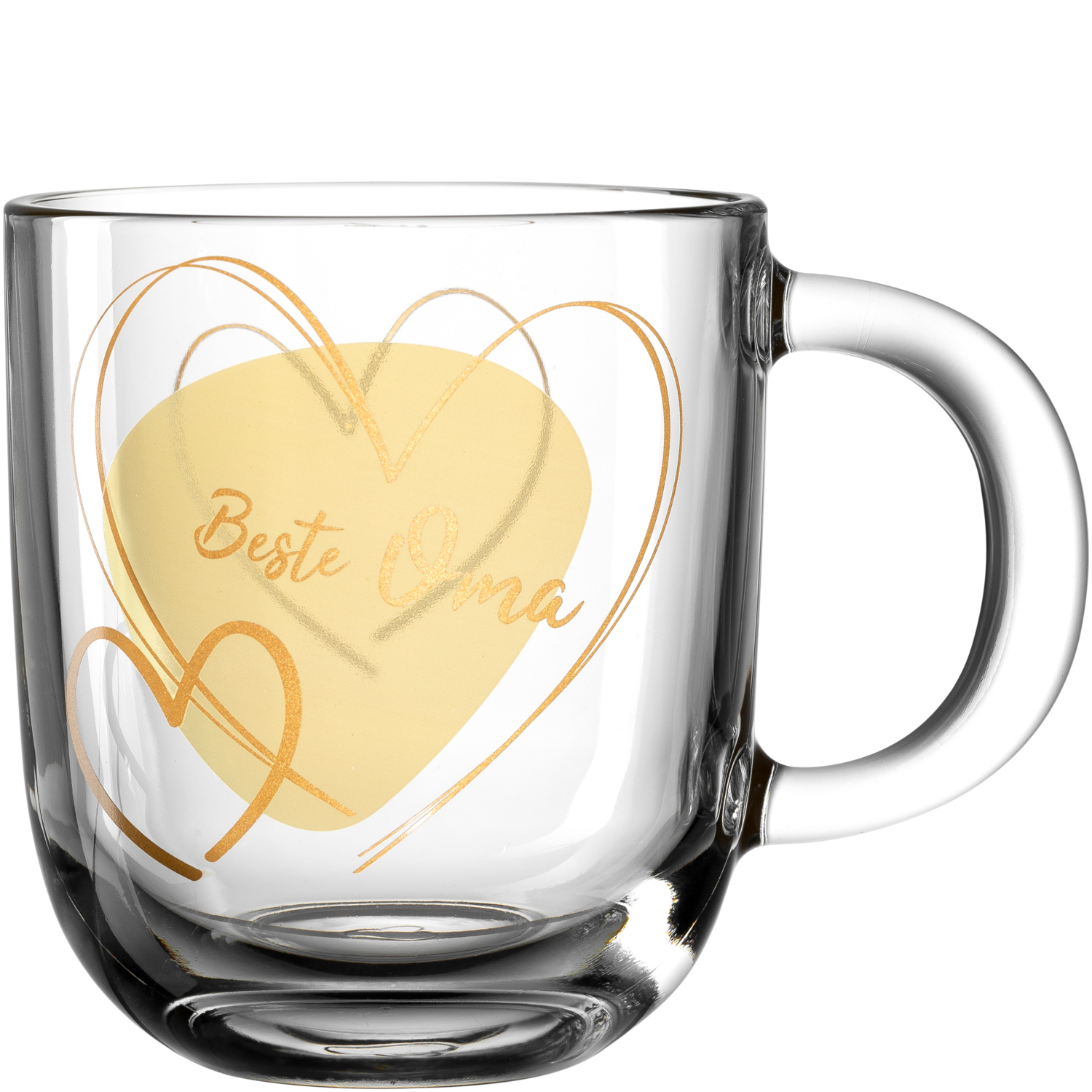 Leonardo Tasse Emozione 400ml in Farbe gelb
