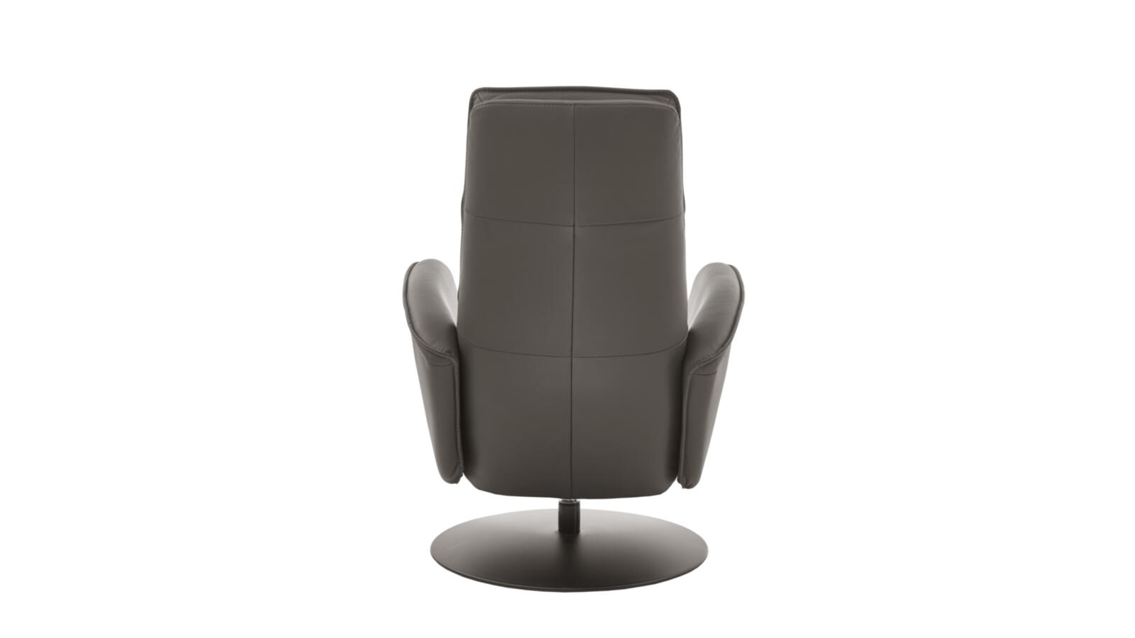 Hukla Relaxsessel CM-HU1202 in Leder Torro grau, Moebel, Kissen, Dekoration für Zuhause, Stuhl