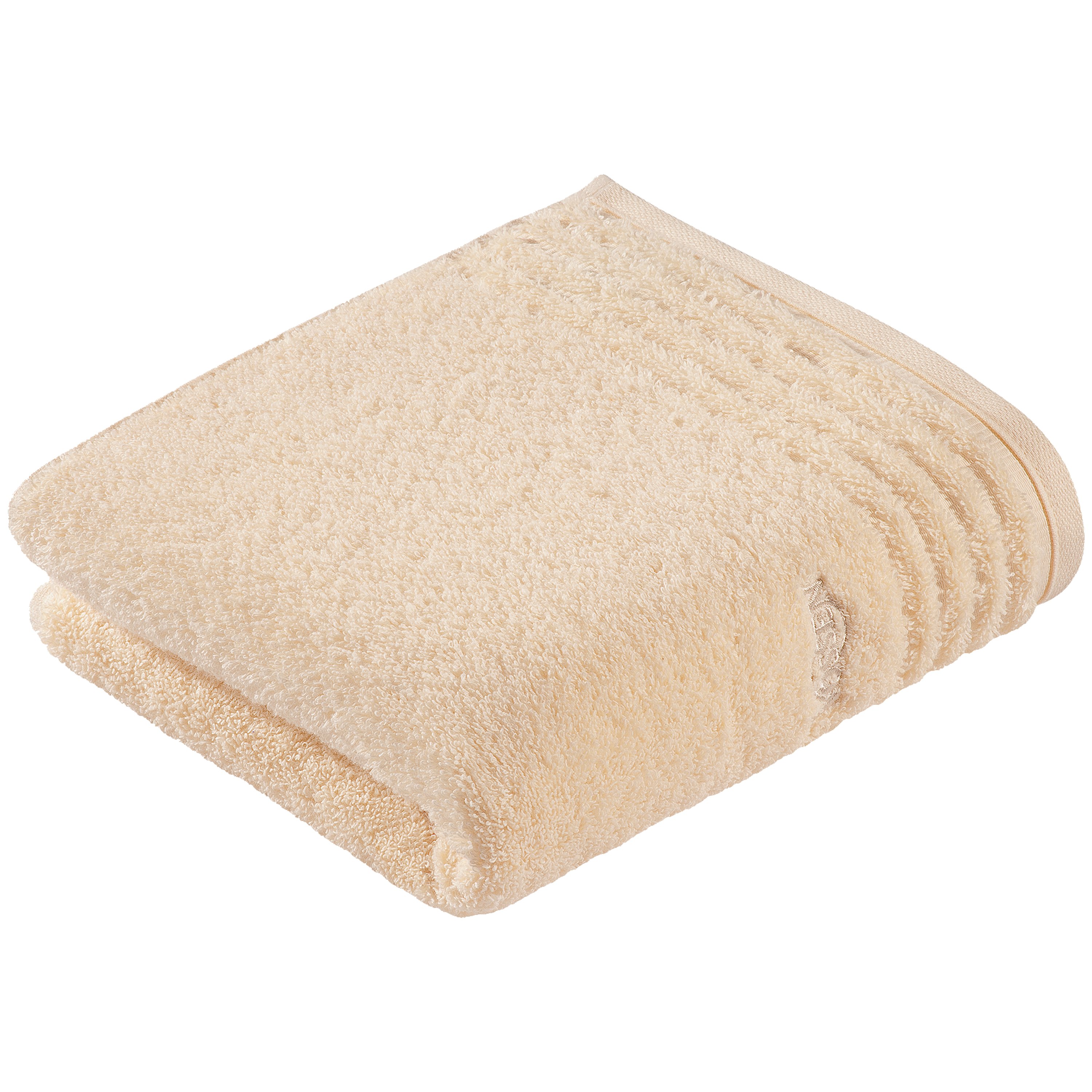Vossen Handtuch Vienna Style Supersoft ca. 50x100cm in Farbe chamois