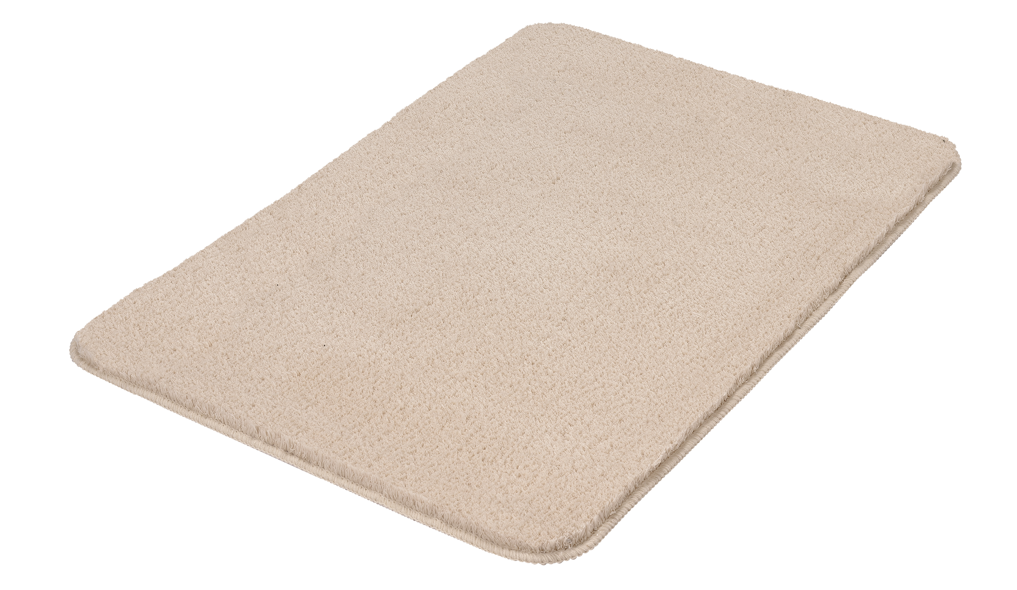 Kleine Wolke Badteppich MARCO ca. 70x120cm in Farbe Sandbeige