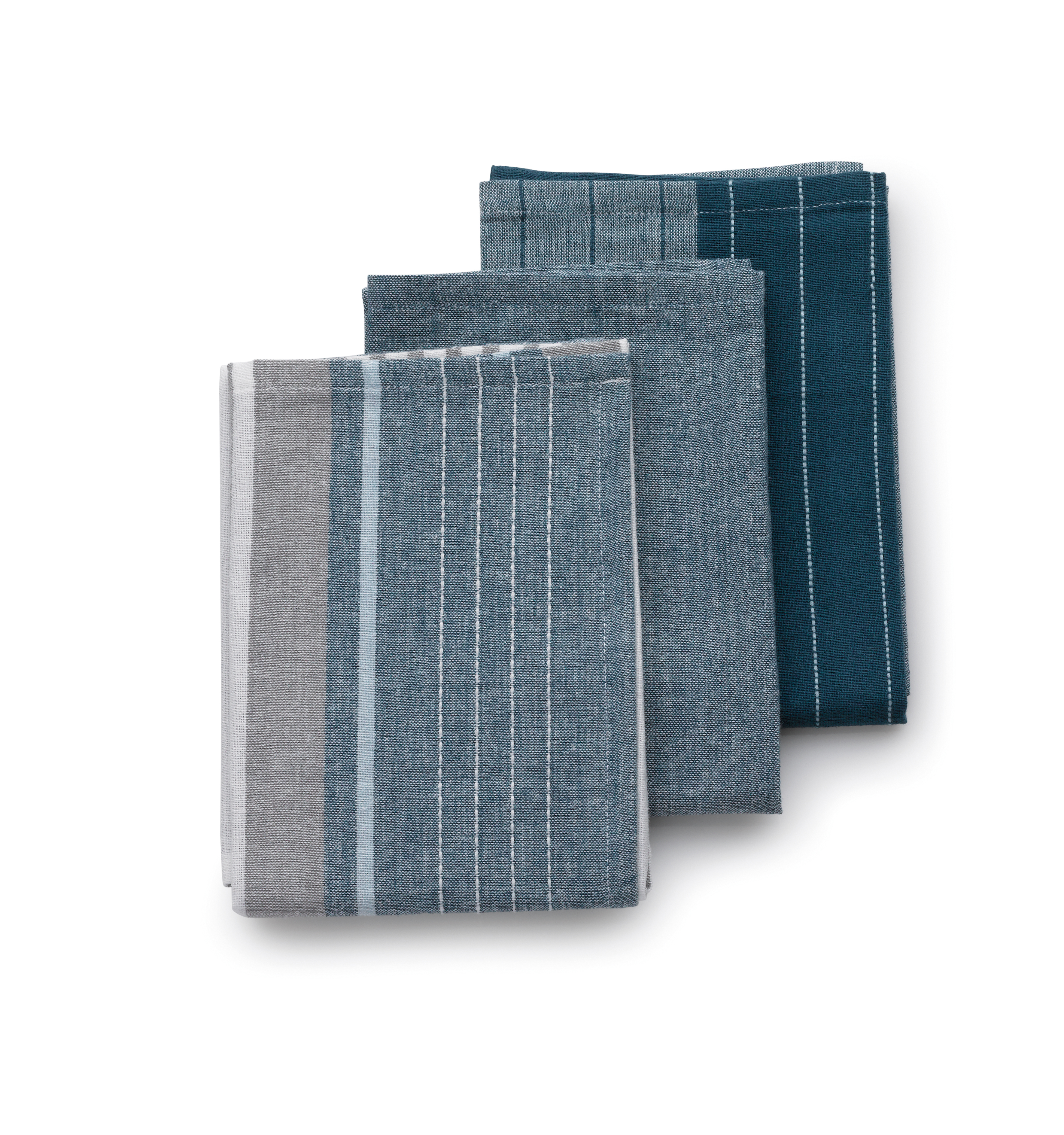 Kela Geschirrtuch-Set PASADO in Farbe Jeansblau