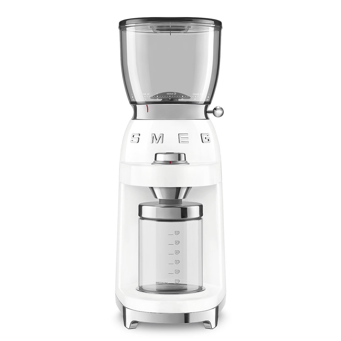 Smeg Kaffeemühle 50's Retro Style in weiß