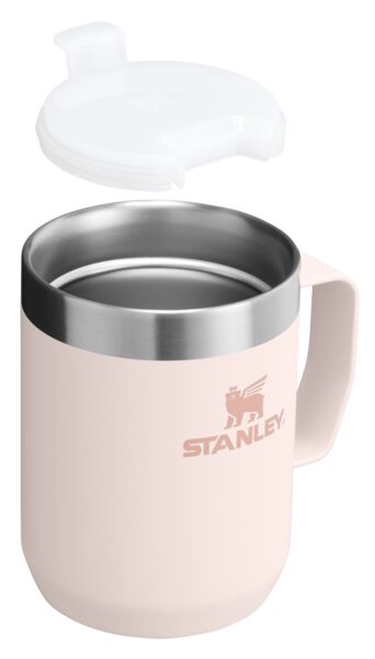 Stanley Stay-Hot Camp Mug in Farbe Rose Quartz