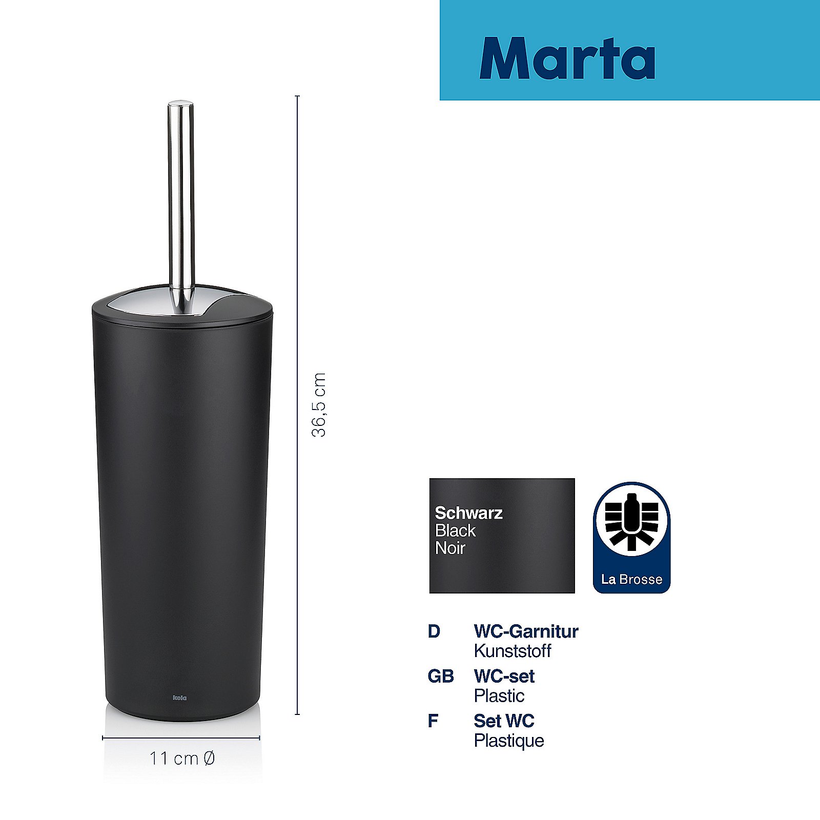 Kela WC-Garnitur Marta MARTA in , Flasche
