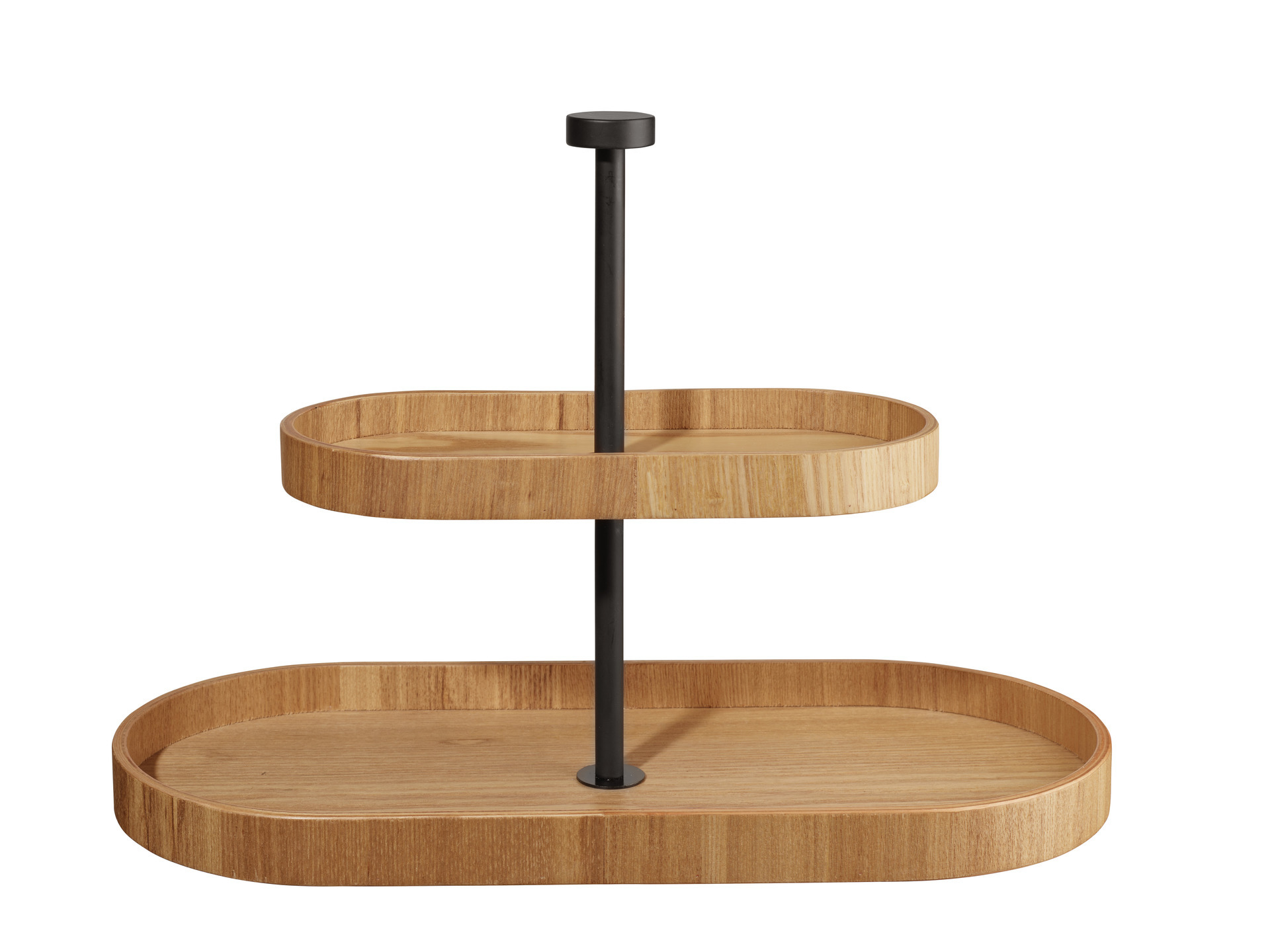 ASA Selection Etagere 2-stufig WOOD in Farbe nude, Holz, Mobiliar, Stand