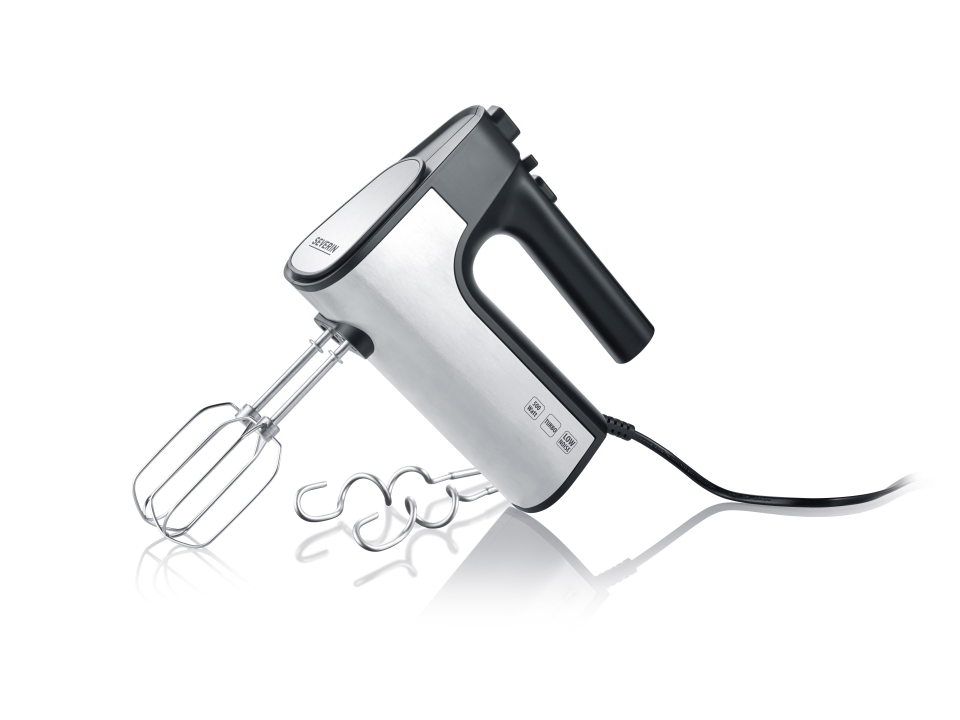 Severin Handmixer HM 3841 in Edelstahl-gebürstet/schwarz