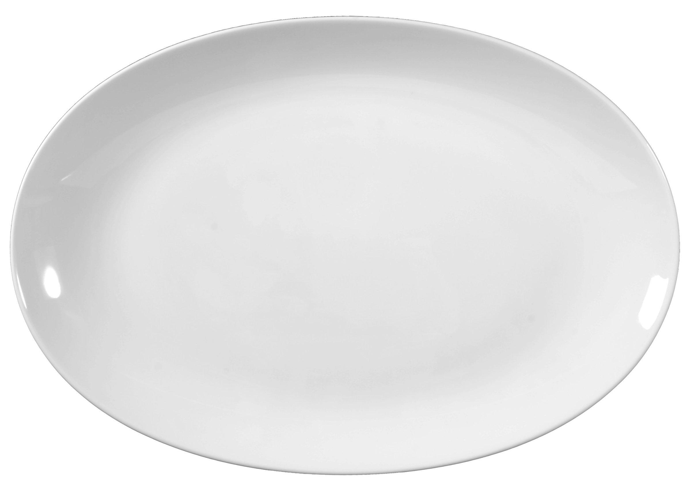 Seltmann Weiden Servierplatte oval 38,5x26 cm Rondo/Liane 7 weiß