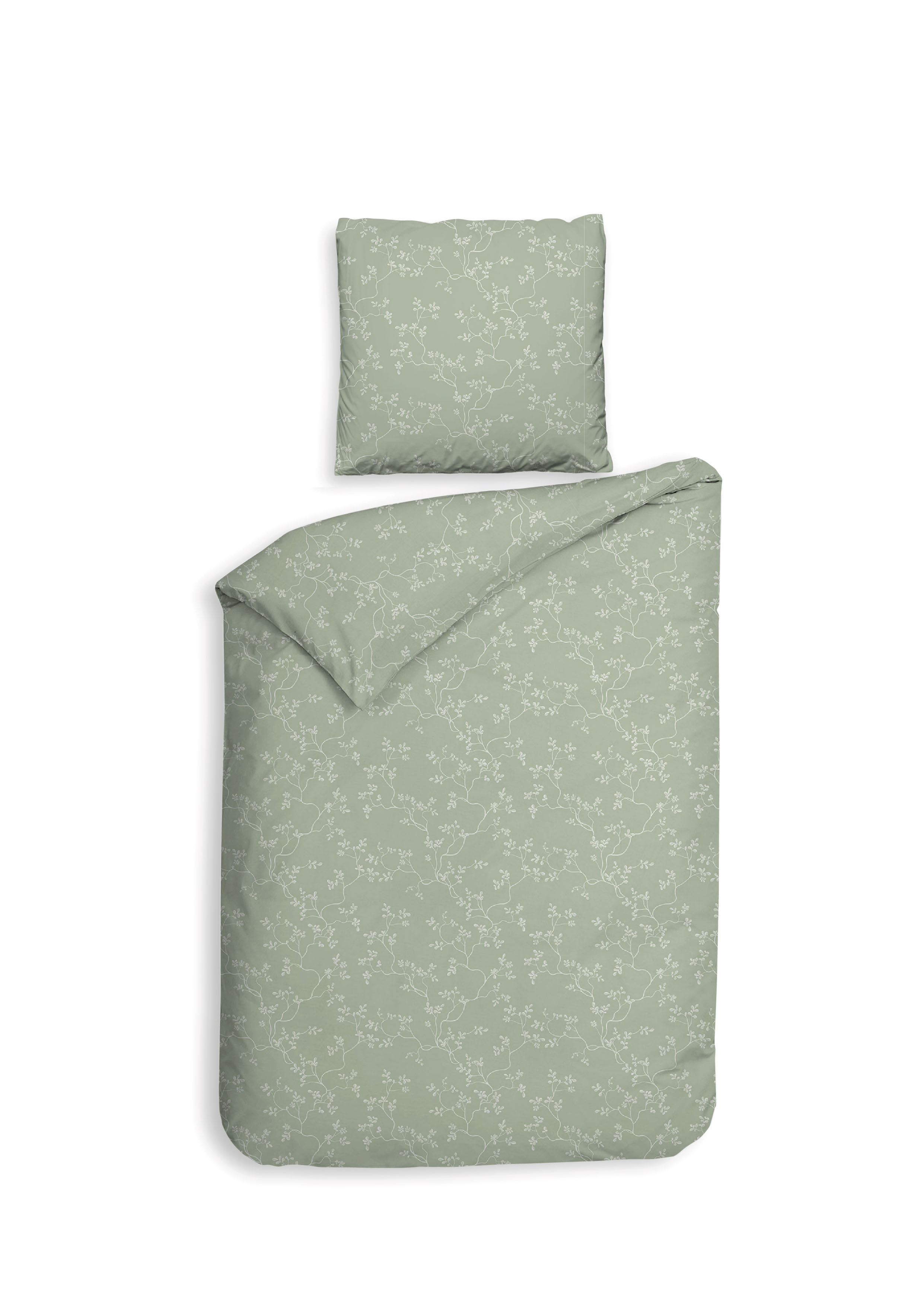 Bettwäsche ca. 155x220cm ALLORO in Grün Heckettlane Bettwäsche ca. 155x220cm in Farbe Laurel-Green