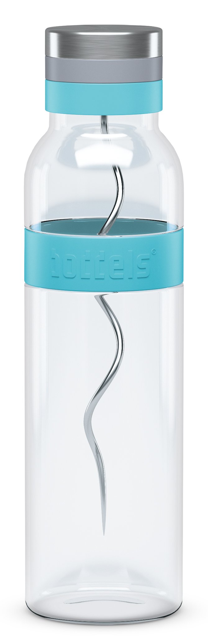 boddels Glaskaraffe Sund 1100ml in Türkisblau