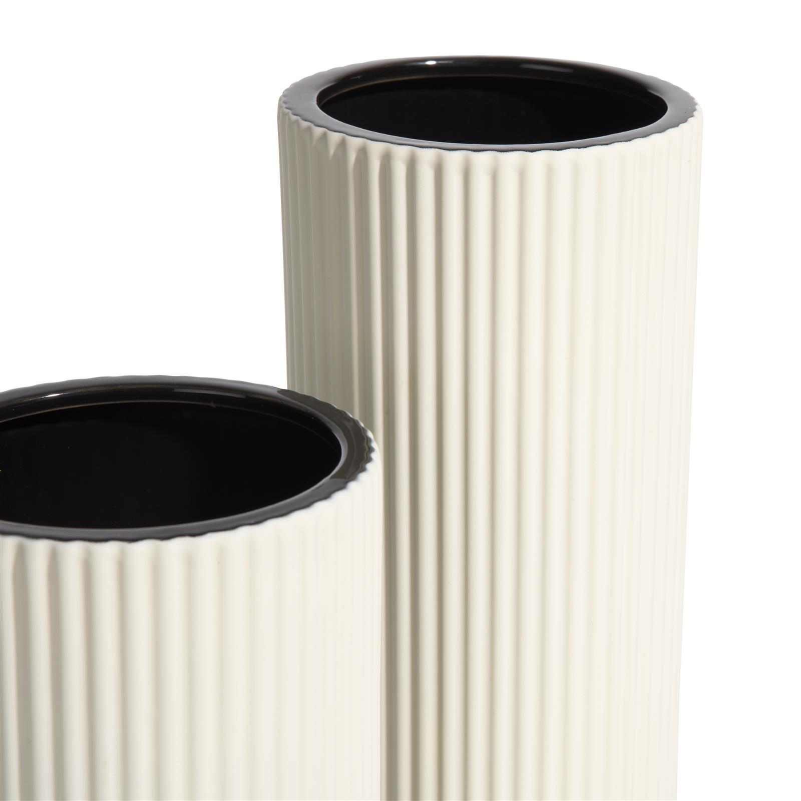Coco Maison Vase Haley H24cm 48250-WIT