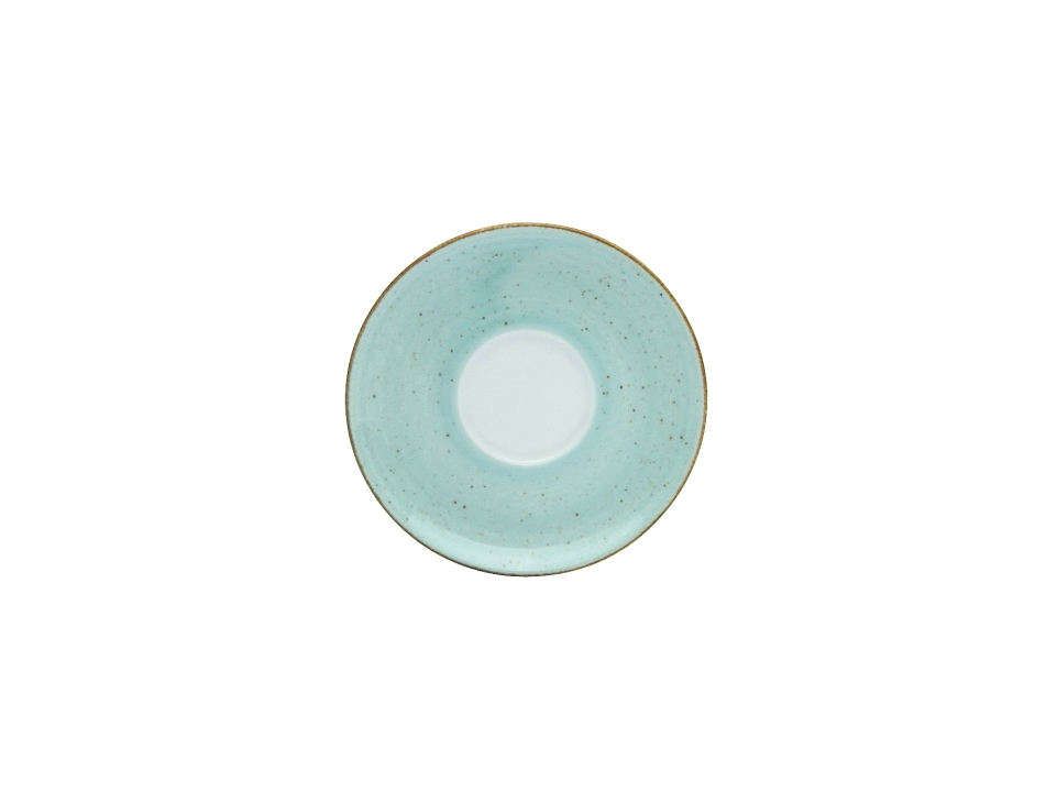 CreaTable Kaffeeuntere Vintage Nature in Farbe Aqua glänzend