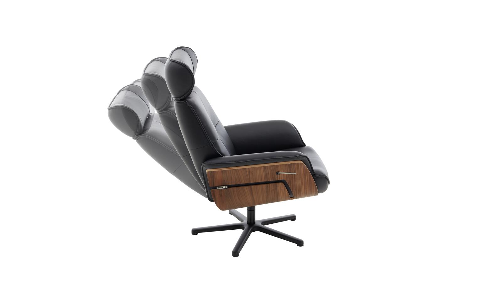 Hukla Comfortmaster Relaxsessel VS-HU1141 in Leder Torro schwarz