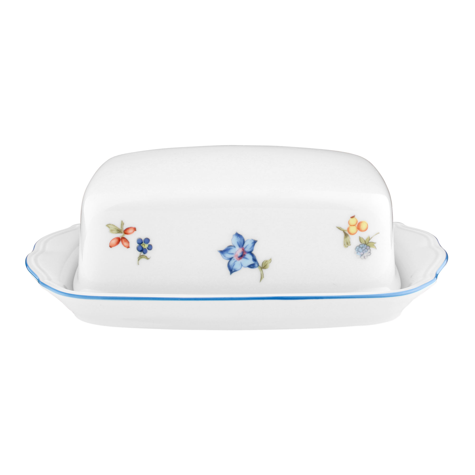Seltmann Weiden Butterdose 250 g Sonate 34032 Nostalgie , Kunst, Porzellan, Töpferei
