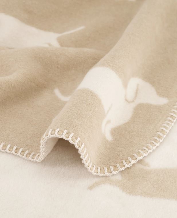 Cawö Wohndecke WE LOVE DOGS WOHNDECKE 150x200cm in Farbe natur/beige, Decke