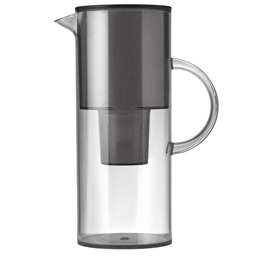 Stelton Wasserfilterkanne EM77 2l in Farbe smoke