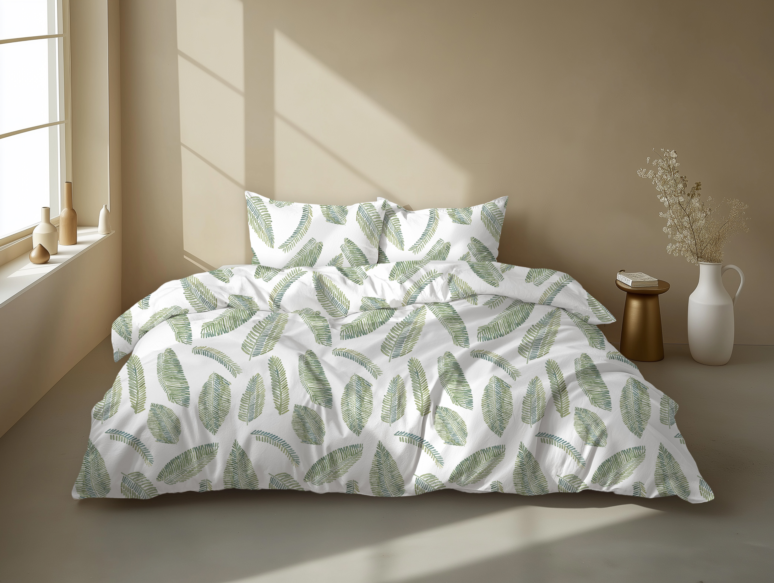 Heckettlane Bettwäsche ca. 135x200cm in Farbe White, Kissen, Mobiliar, Decke, Bett