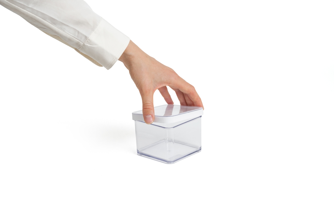 Rotho Premium Dose LOFT in Farbe Transparent