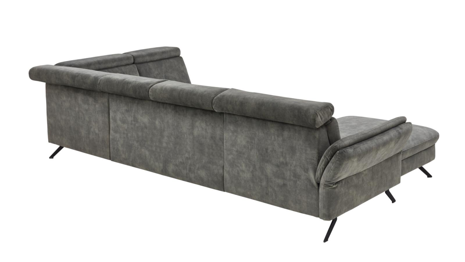 Modulmaster Wohnlandschaft MM-ZE1162 ca. 346x213cm in Stoff Amira moos