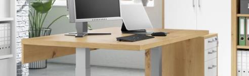 Mäusbacher Tischplatte BIG PROFI DESK B/H/T ca.180x16x80cm in Asteiche Dekor