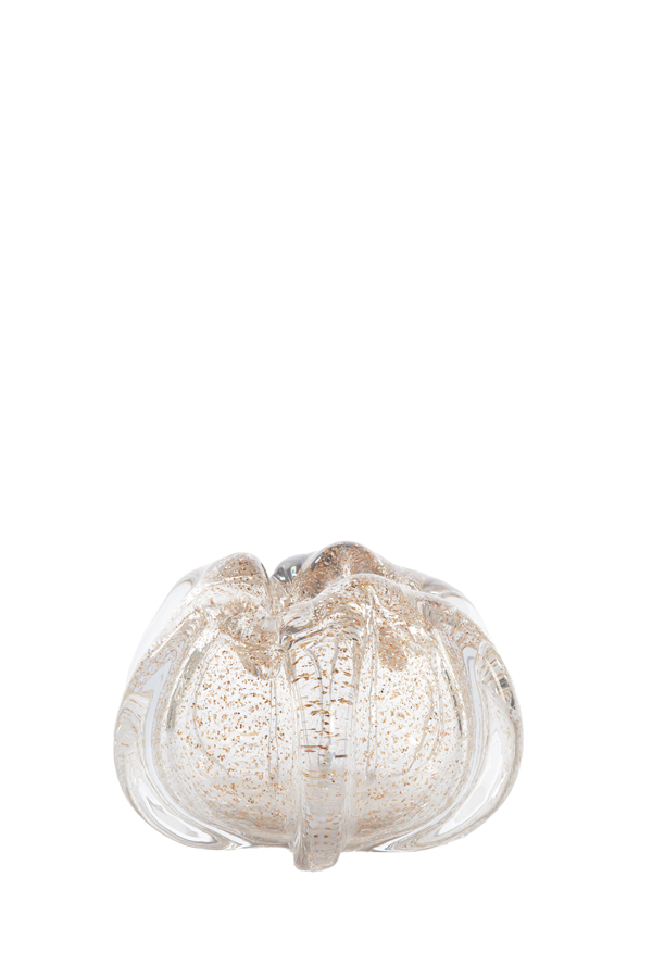 Vase MURELA  in Glas klar, Flitter sand