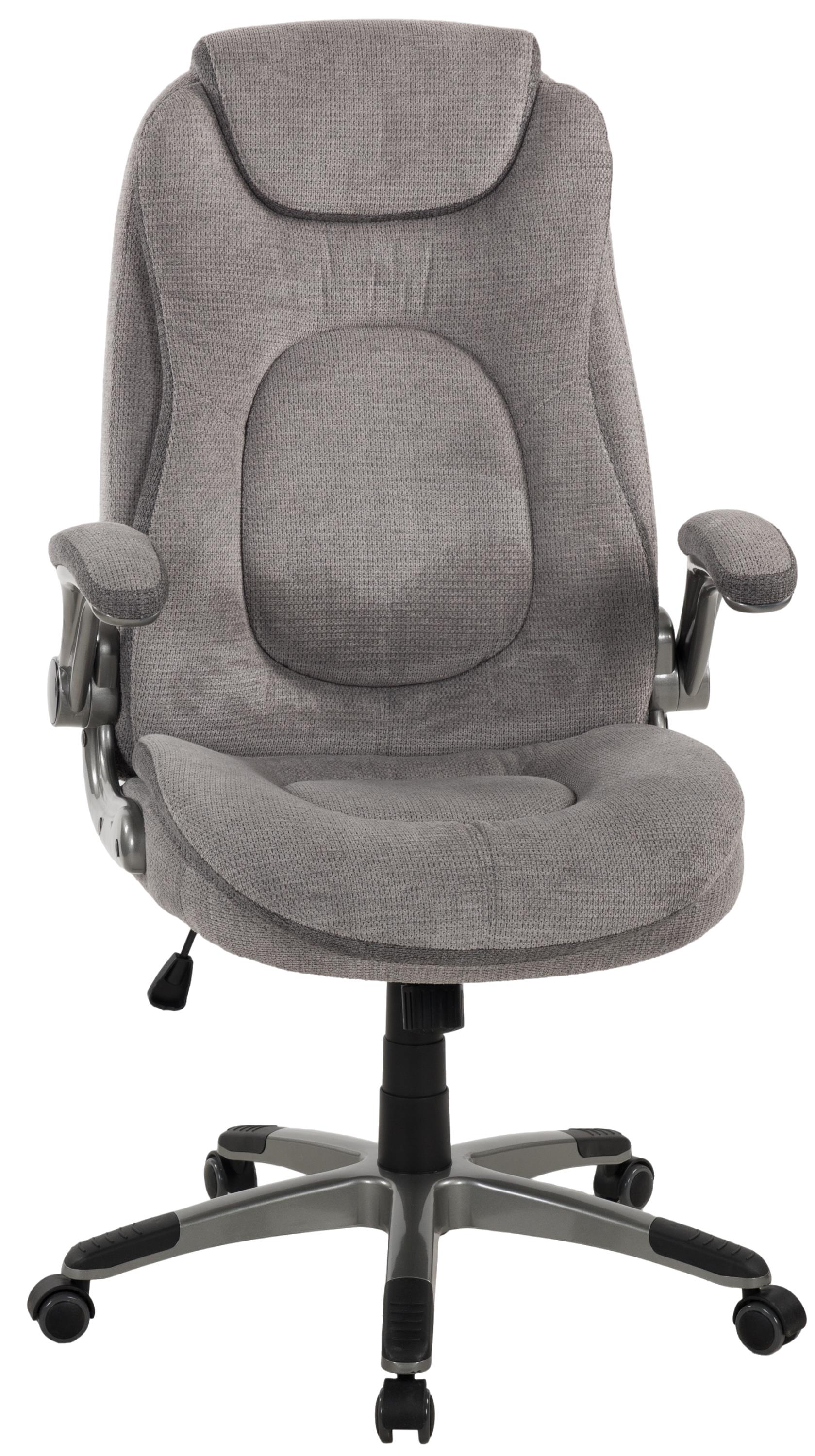 Chefsessel NINO ca. 68x121x72cm in Stoff 112 Kieselgrau,, Kissen, Dekoration für Zuhause, Mobiliar, Stuhl
