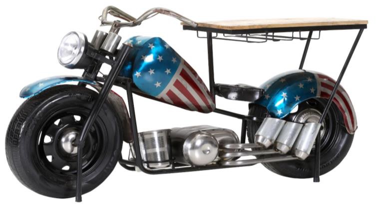 Gutmann Bar-Chopper Slow Ride ca. 175x86x74cm in Mango massiv sägerau