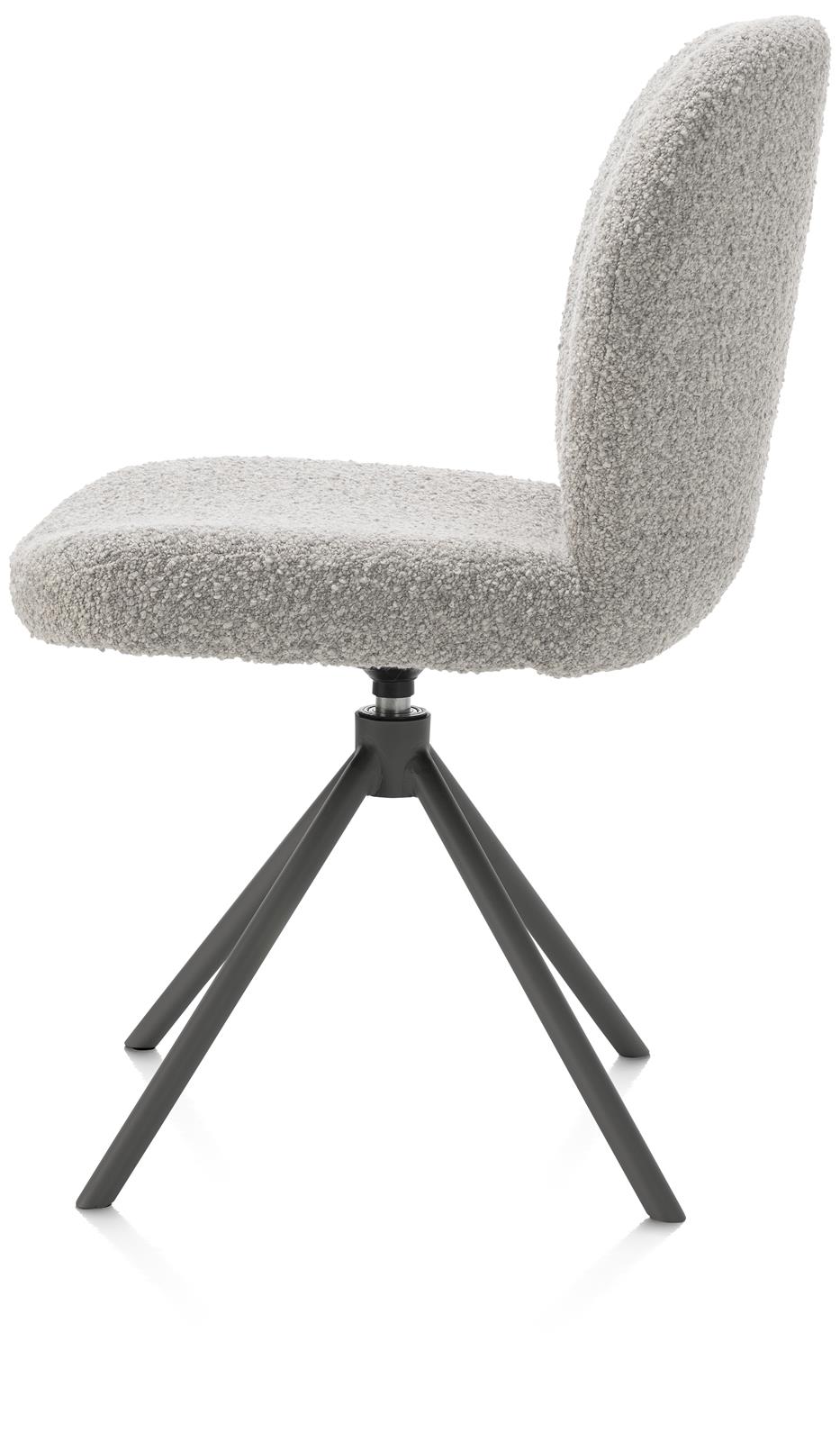 XOOON Stuhl  JAXON ca. B51 H85 T63 cm in Stoff Brioni kiesel