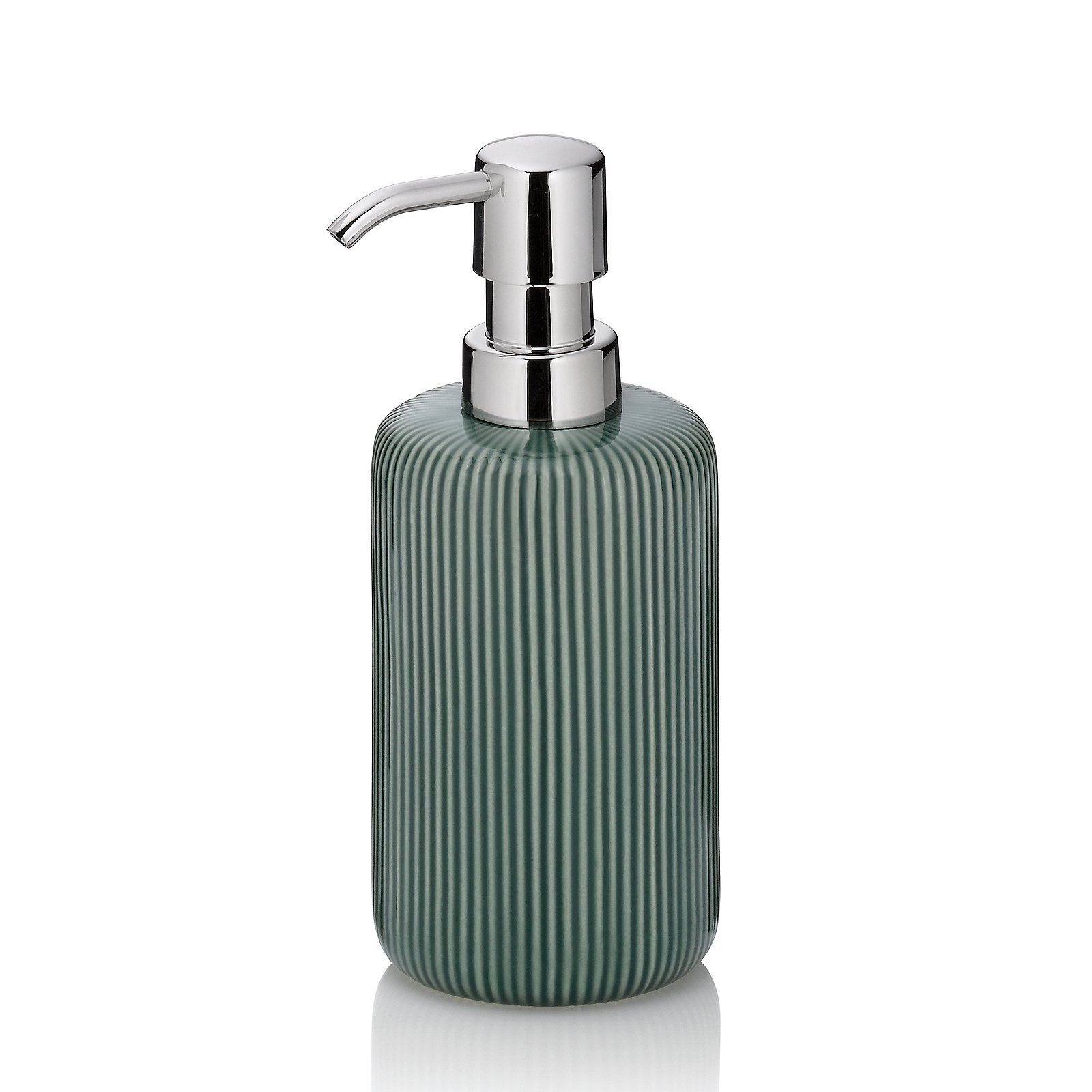 Kela  Seifenspender AVA in Farbe alpengrün, Flasche, Lotion, Sinken, Waschbeckenhahn